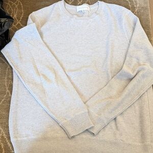 Everlane Mott and Bow Men's Soft Gray Crewneck Sweater